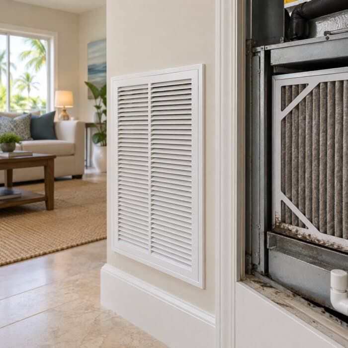Reduced airflow